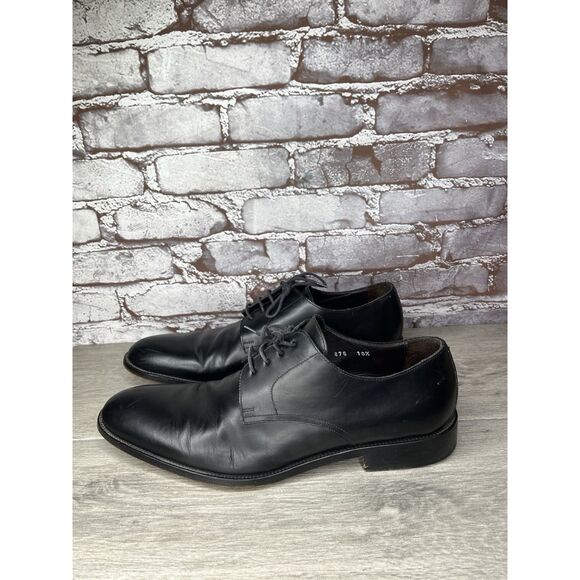 To Boot New York Adam Derrick Black Leather Derby Dress Shoes Men Sz 10.5M US/44 main image 4